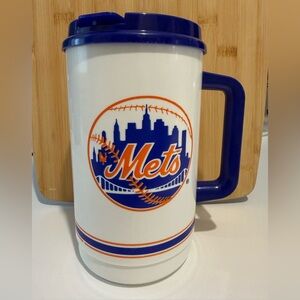 Mets Blue and White Travel Mug